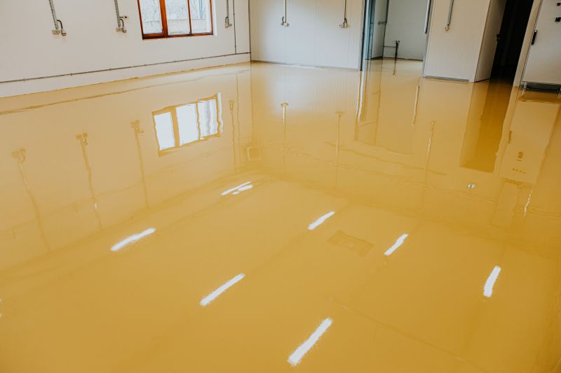Speckled Garage Floor Painting in Greenville, SC